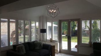 Pure White Conservatory Shutters 4