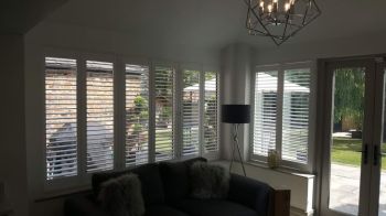 Pure White Conservatory Shutters 5